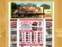 Tablet Screenshot of johnssupermarket.com